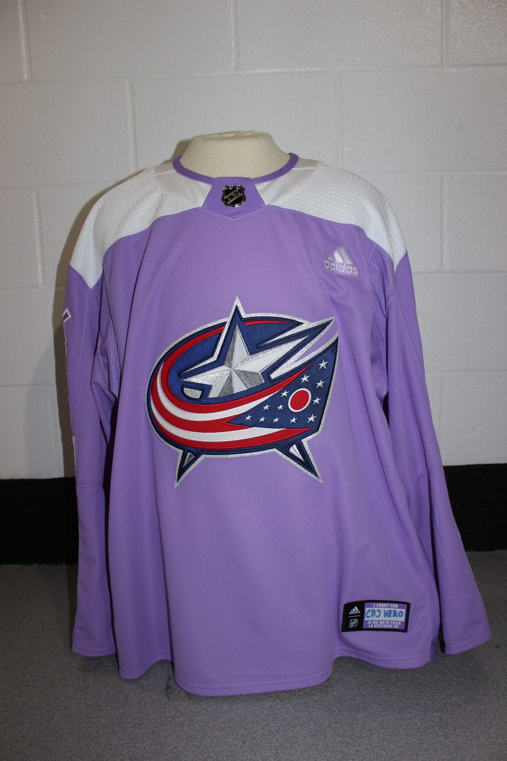 cbj hockey jersey